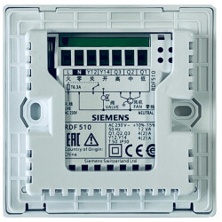 RDF510 - Siemens <br>Fan Coil Thermostat - 2